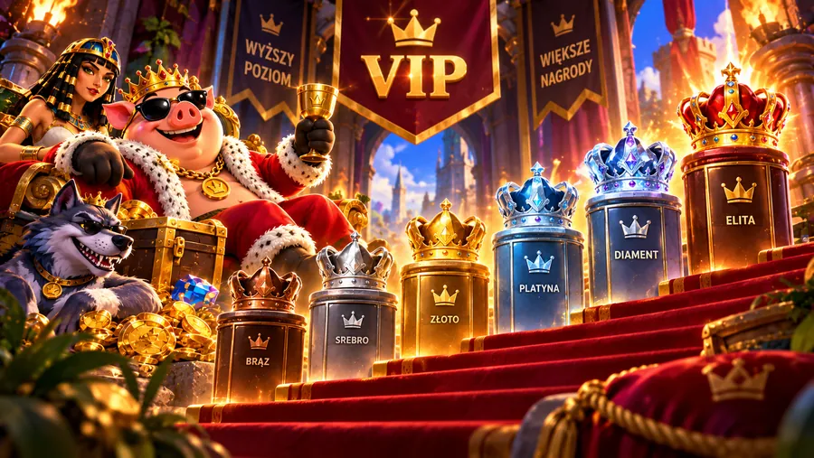 Klub CrazyTower VIP — sześć poziomów